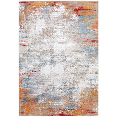 Solar Burnt Orange Area Rug