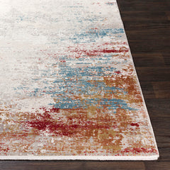 Solar Burnt Orange Area Rug