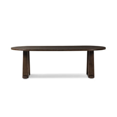 Aria 96" Dining Table - Aged Brown