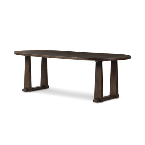 Aria 96" Dining Table - Aged Brown