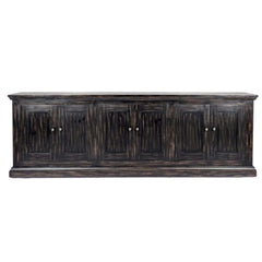 Mira 6-Door Sideboard - Washed Black