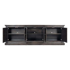 Mira 6-Door Sideboard - Washed Black