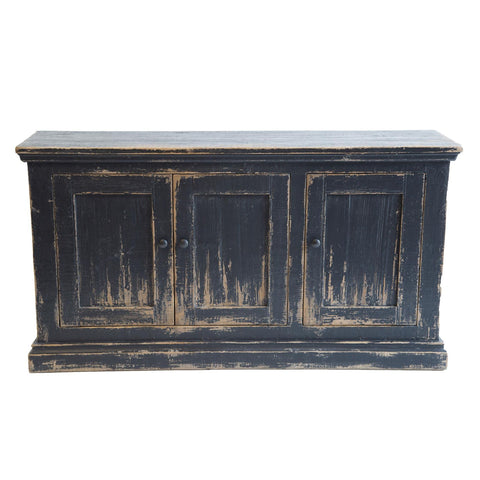 Mira 3-Door Sideboard - Antique Black