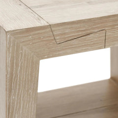 Troy End Table - Cream