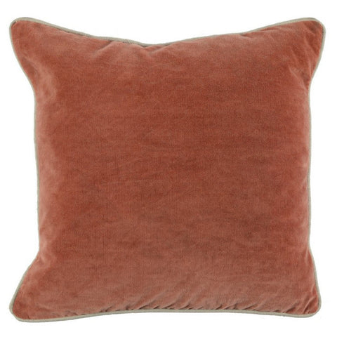 Velvet Terra Cotta Pillow