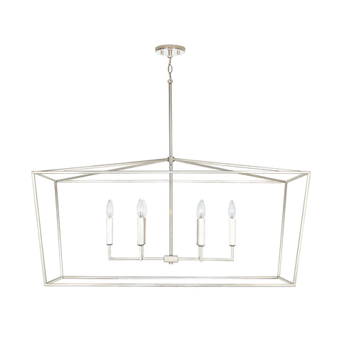 Thelma Island Chandelier - Polished Nickel