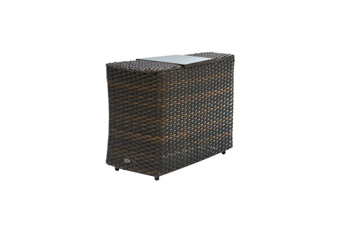 Portfino Wedge End Table - Espresso