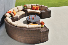 Portfino Wedge End Table - Espresso