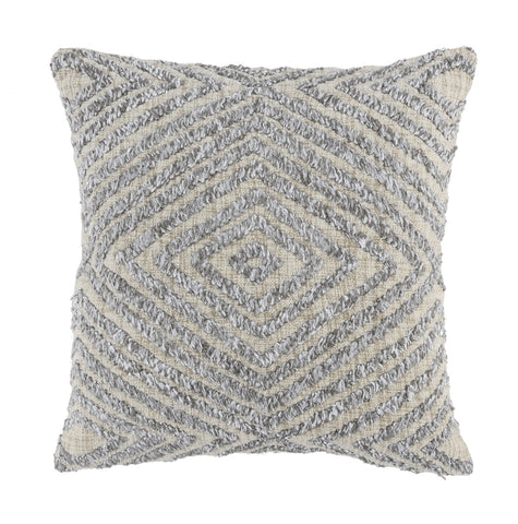 Omaira 18x18 Grey Pillow