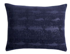 Crushed Velvet Coverlet & Shams - Navy