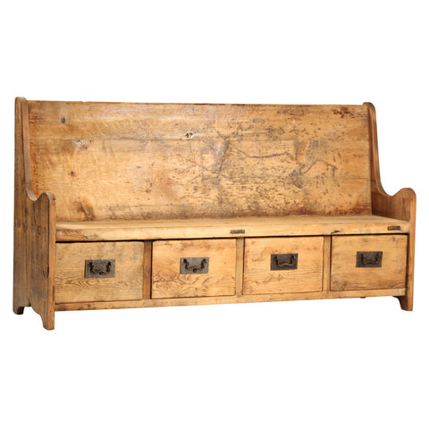 Olof Bench With Drawers