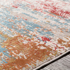 Solar Burnt Orange Area Rug