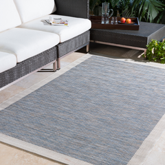 Santa Cruz Bright Blue Area Rug