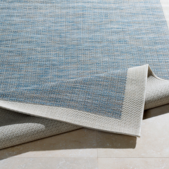 Santa Cruz Bright Blue Area Rug